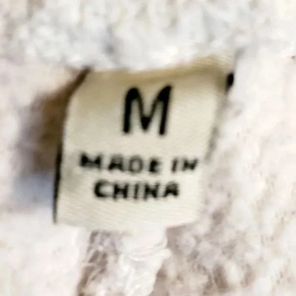 BLANKNYC Faux Sherpa Drawstring Jogger - /White - M - Picture 5 of 6